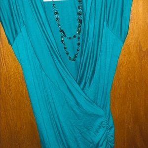 Wetseal teal bodycon dress